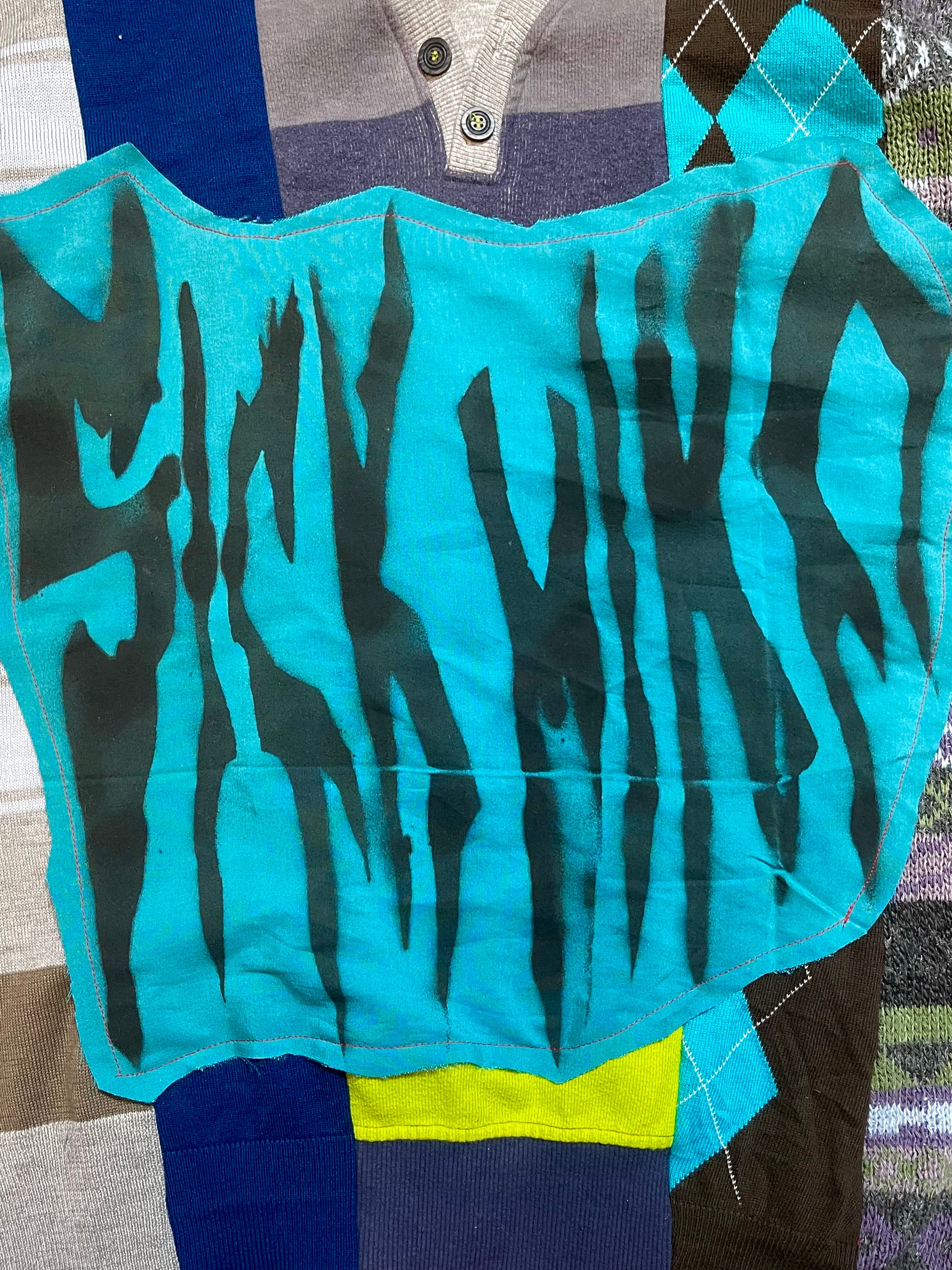Sickmind Custom Patchwork Sweater
