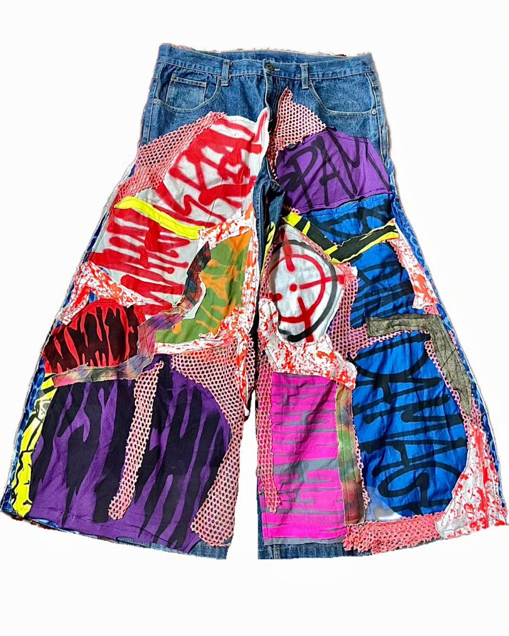 Sickmind Cyberpunk Baggy Open Denim