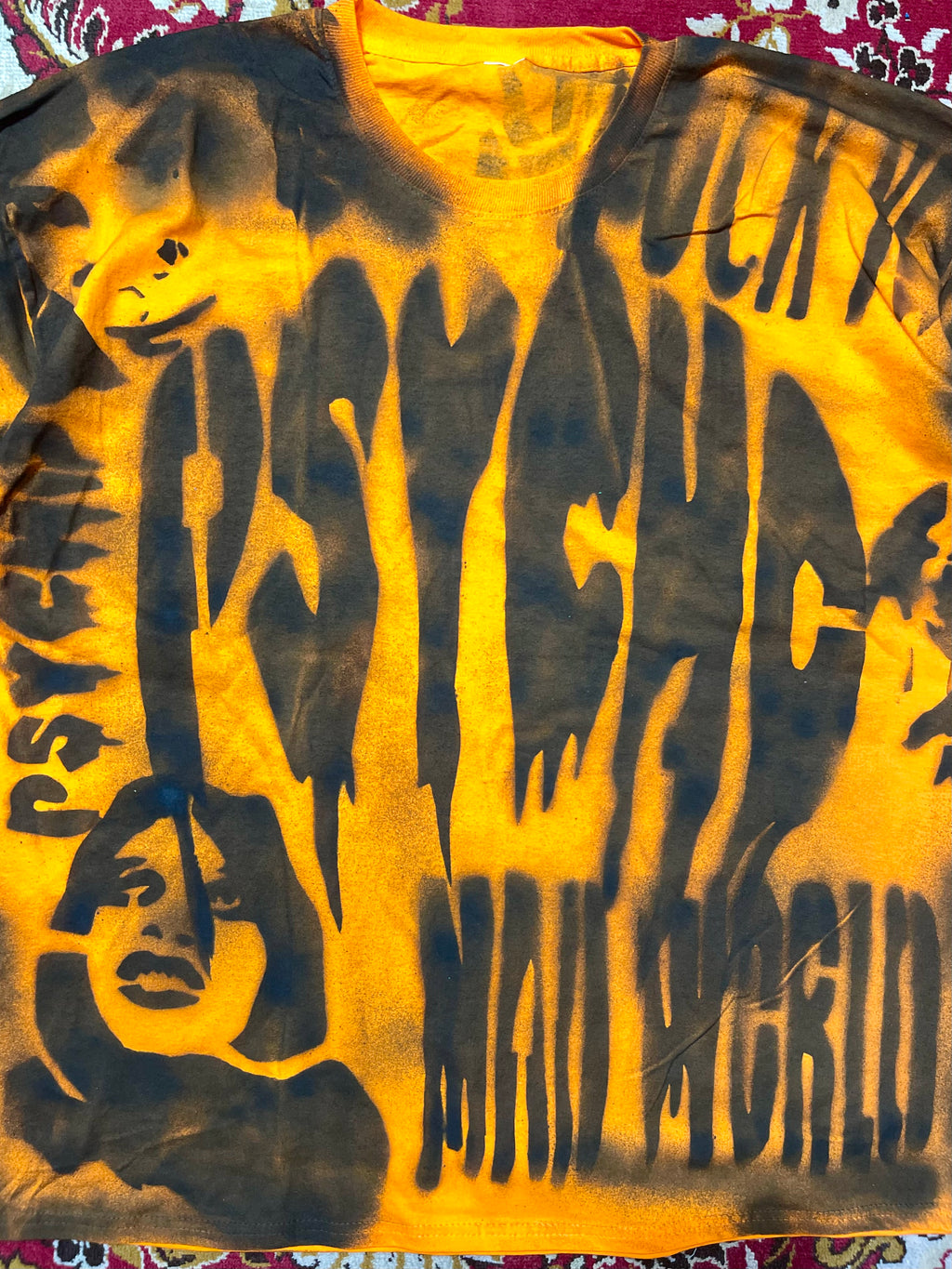 Sickmind Orange Psycho T-shirt