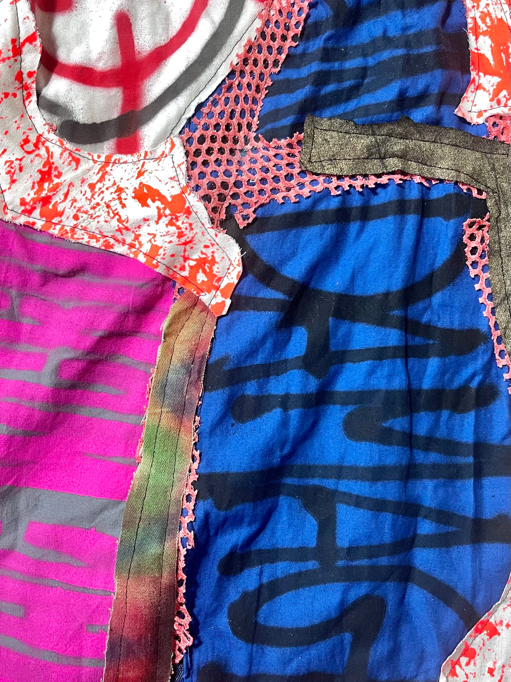 Sickmind Cyberpunk Baggy Open Denim